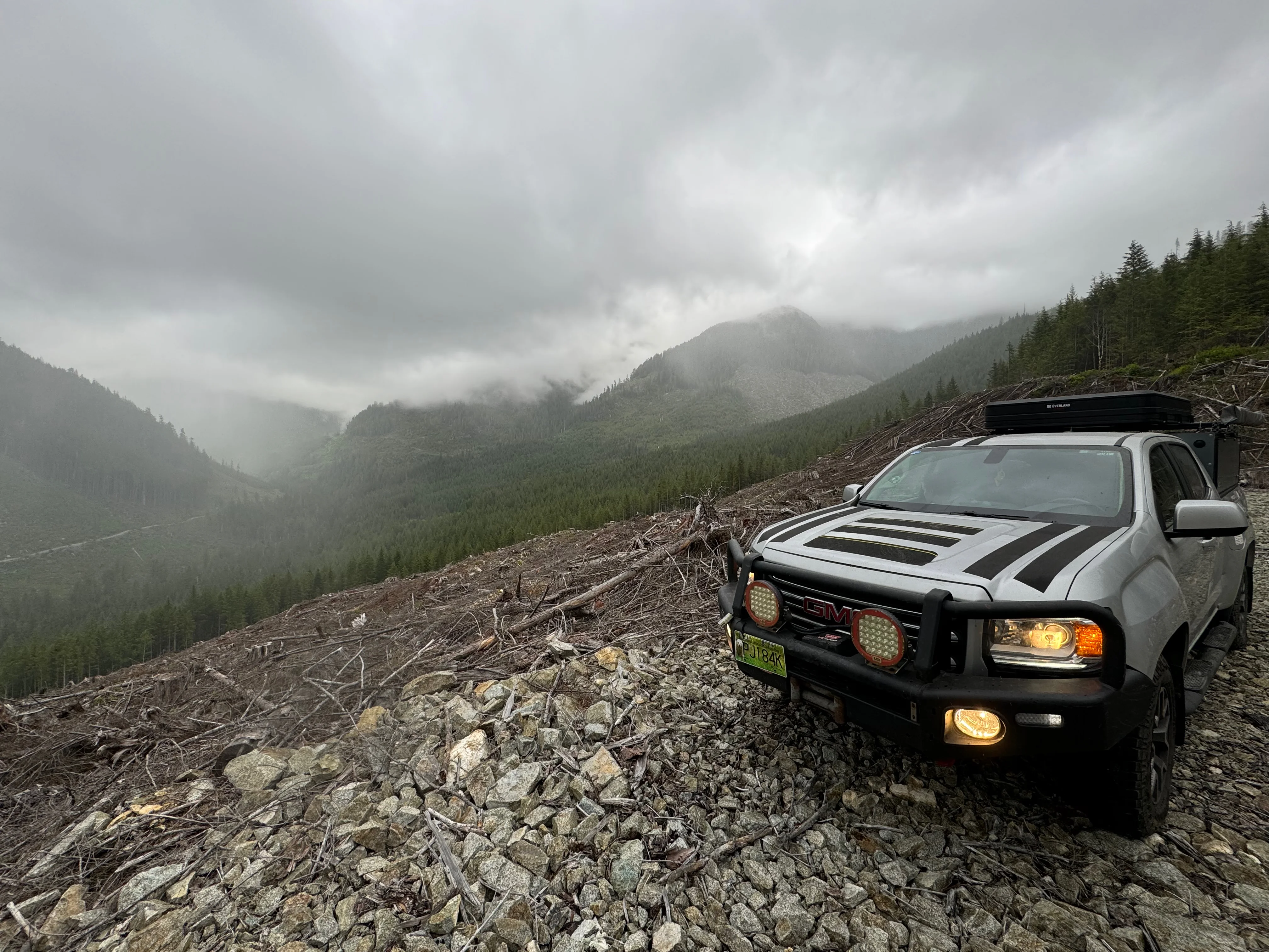 Pac overlooking a mountain vista