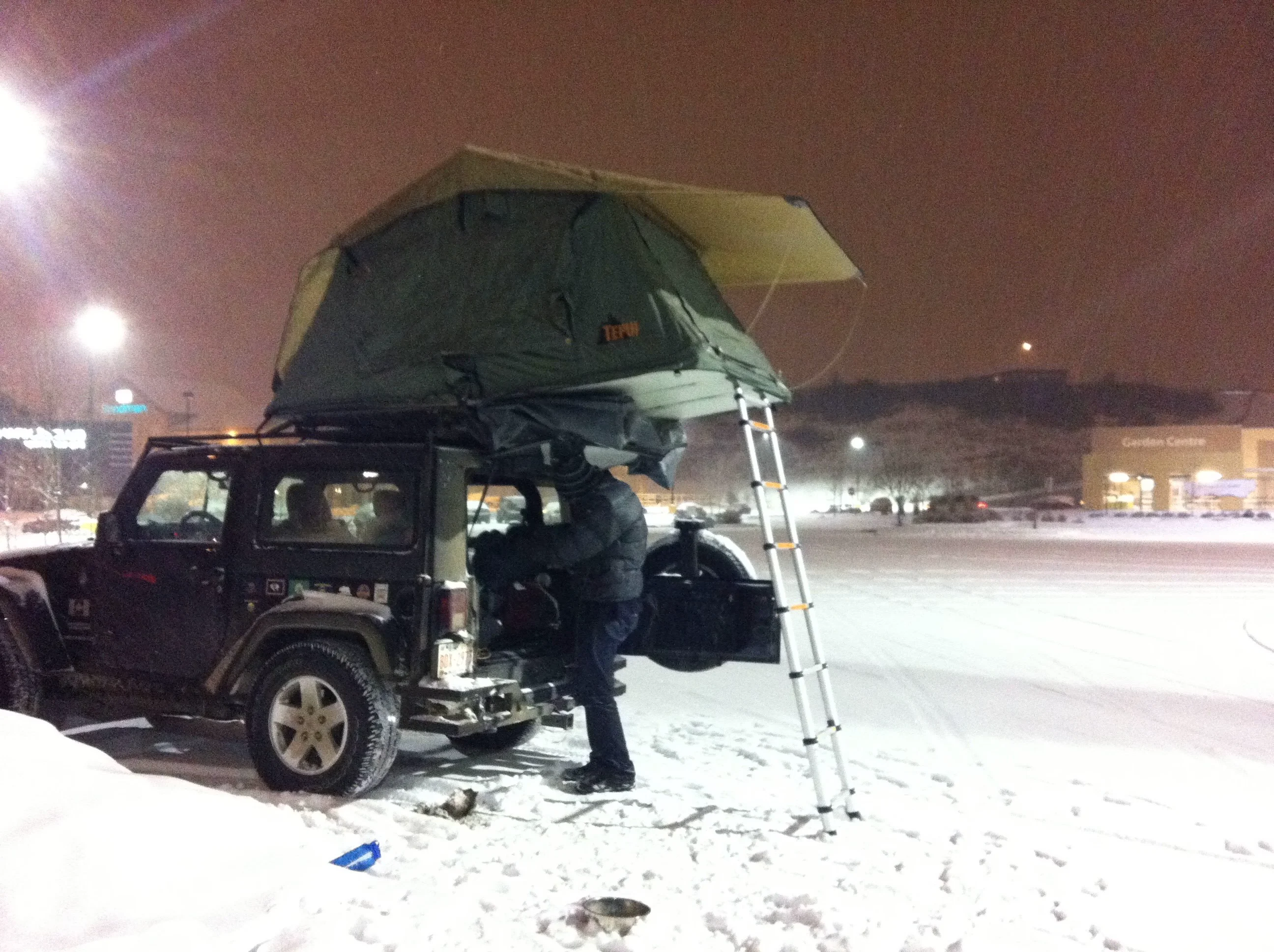 Heater port makes this a true 4-season tent - game changer for winter camping